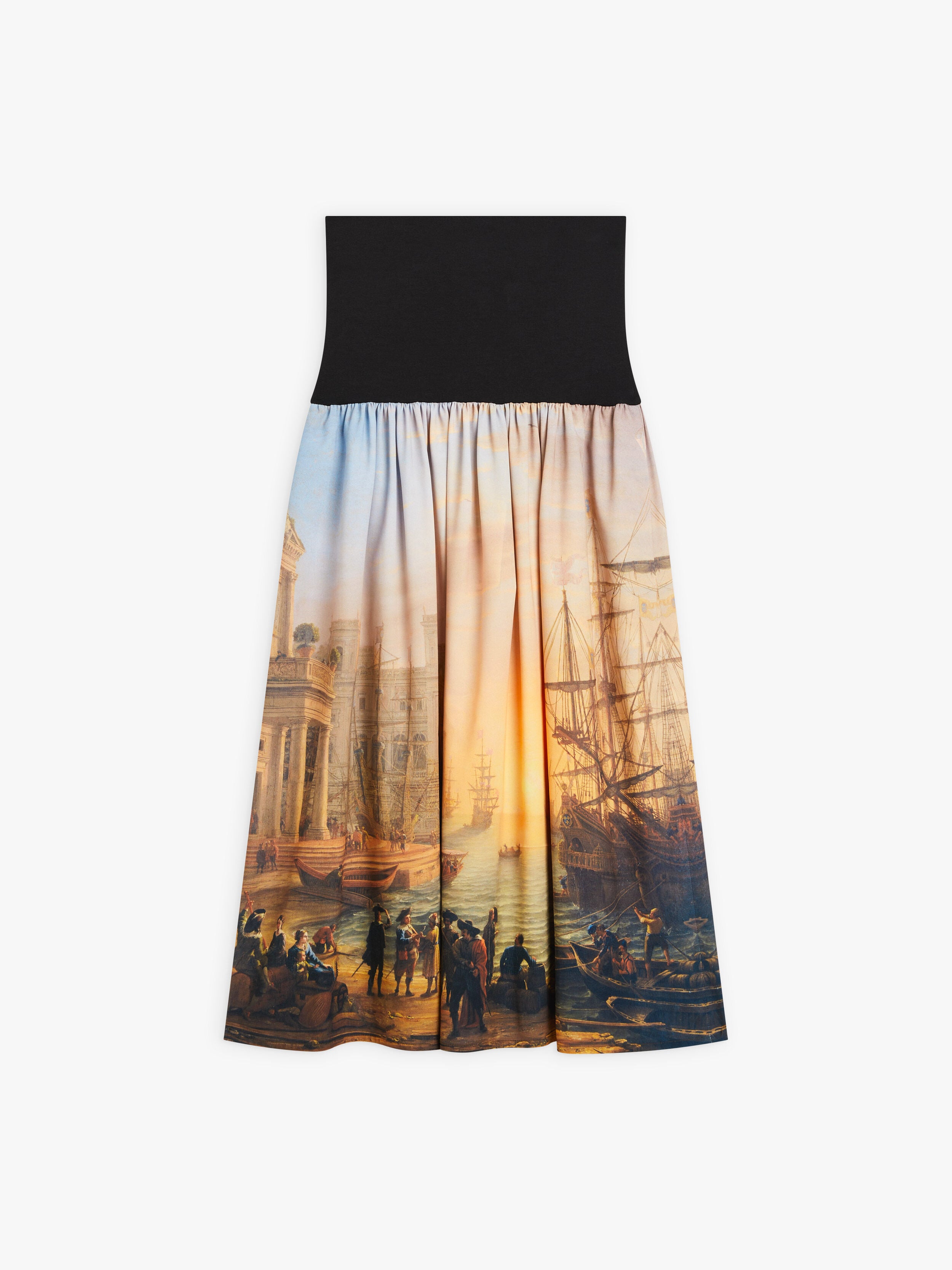polyester skirt agn&egrave;s b. inspired by the Louvre