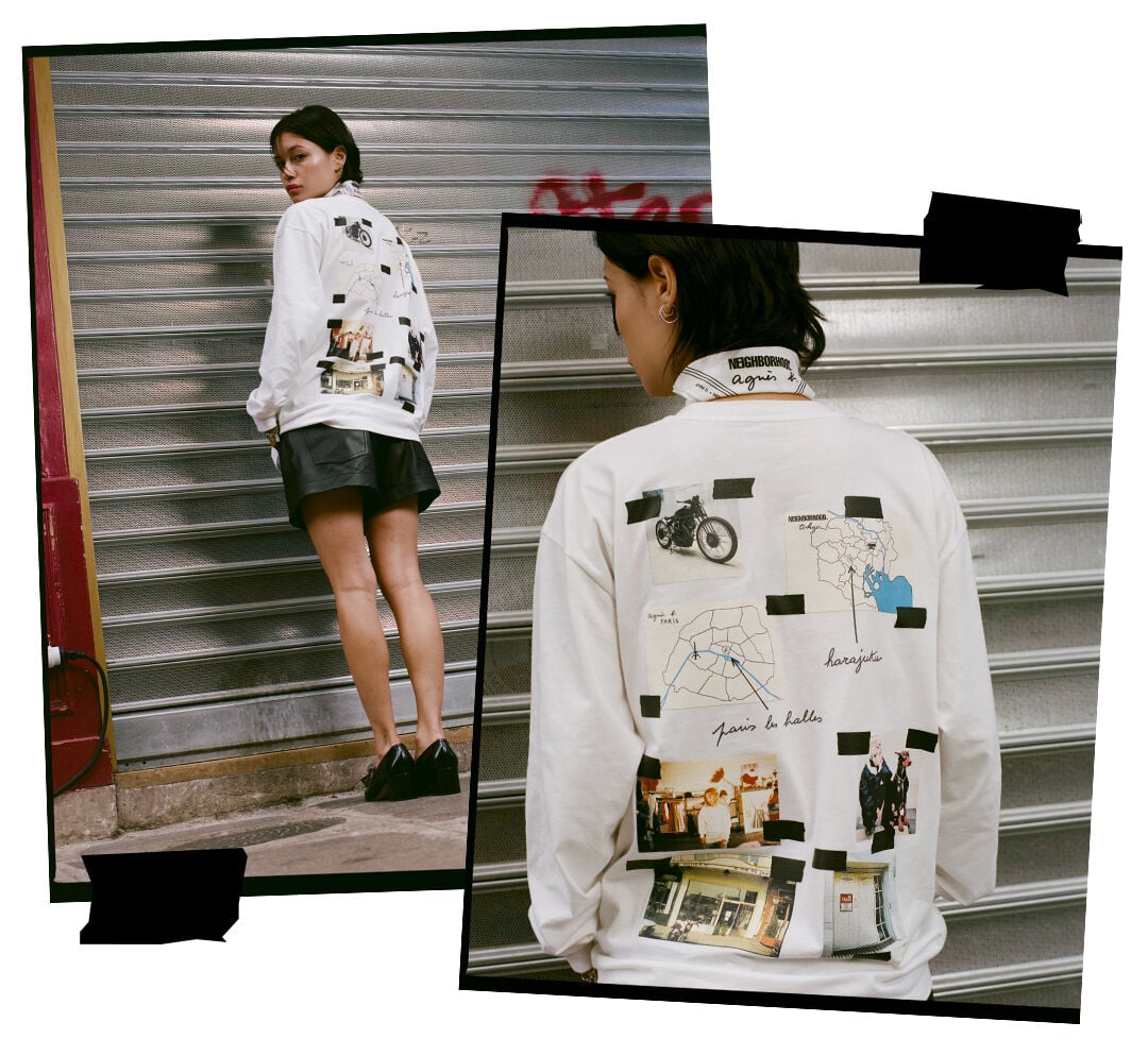 agnes b Neighborhood white top