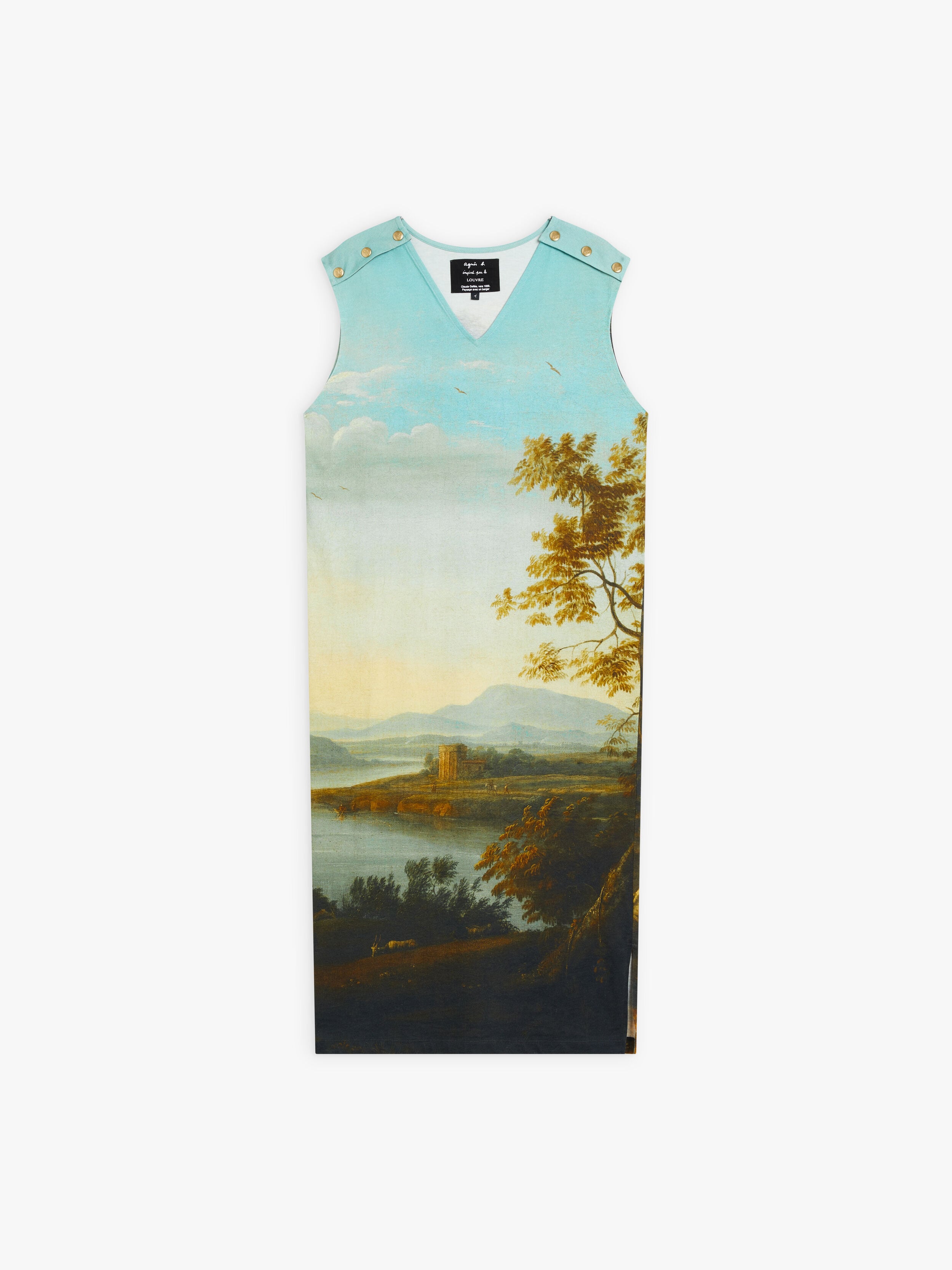 cotton dress agn&egrave;s b. inspired by the Louvre