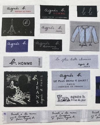 Le logo agn&egrave;s b.